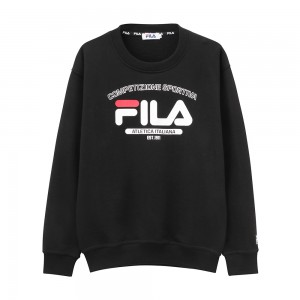 FILA Atletica Italiana Logo Sweater - Black